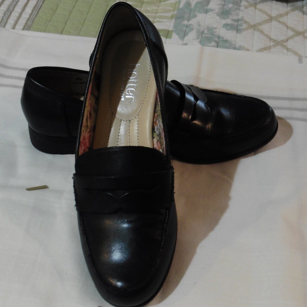 Hotter black loafers 9.5M